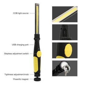 مصباح العمل المغناطيسي BL W55 LED COB