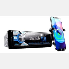 مسجل و راديو رقمي مع مشغل صوتي MP3 بتصميم عصري.