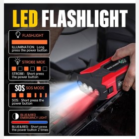 : جهاز تشغيل السيارة المتعدد الوظائف (Jump Starter) وبنك الطاقة