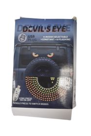 مصابيح بتصميم عيون ملونة للسيارات