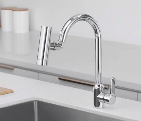 صنبور مطبخ بتصميم شلال 4 في 1